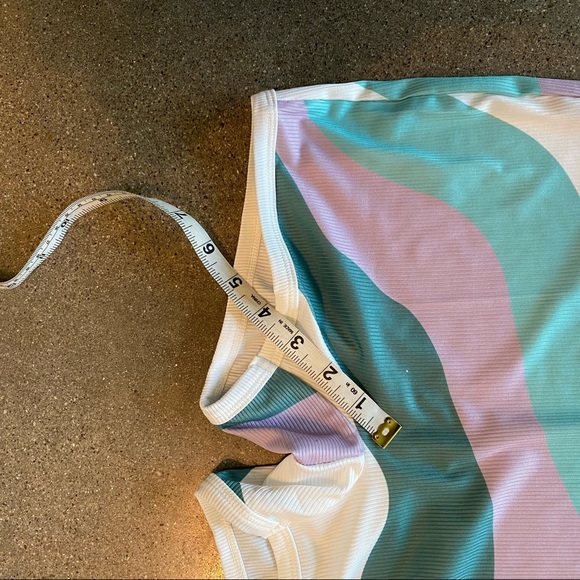 Colorful Ribbed Romper - Picture 6 of 9